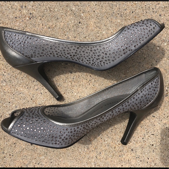 Audrey Brooke silver gem heels - Picture 7 of 8